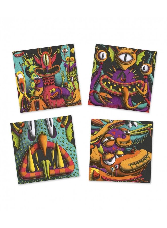 Djeco - 3D-kleuren - Funny freaks