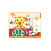 Djeco - Schilderen met een spons - De avonturen van kleine dieren