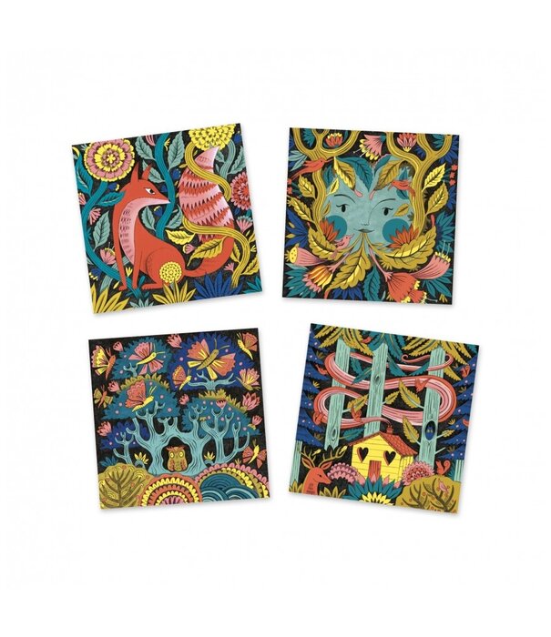 Djeco Djeco - 3D kleuren - Fantasie bos