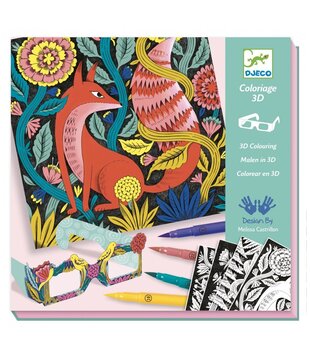 Djeco - 3D kleuren - Fantasie bos