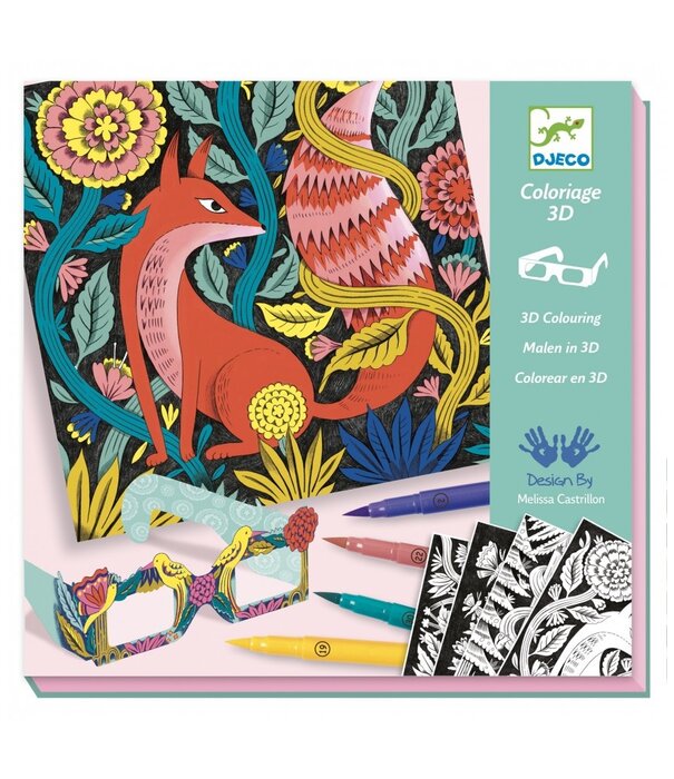 Djeco Djeco - 3D kleuren - Fantasie bos