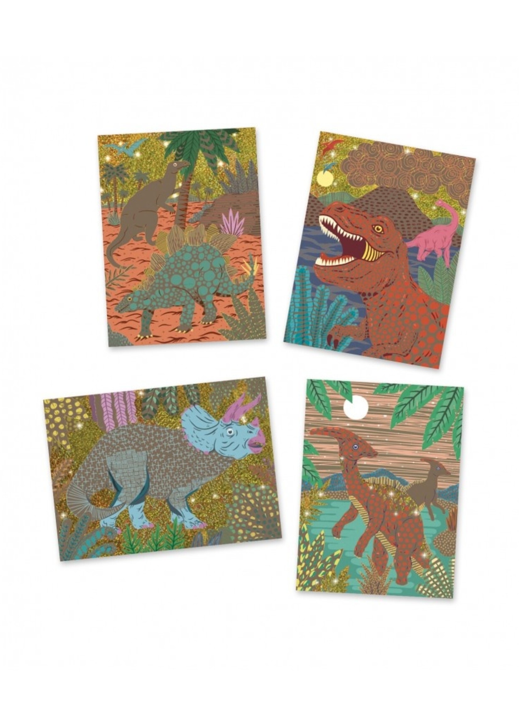 Djeco Djeco - Krasfolie - Dinosaurus