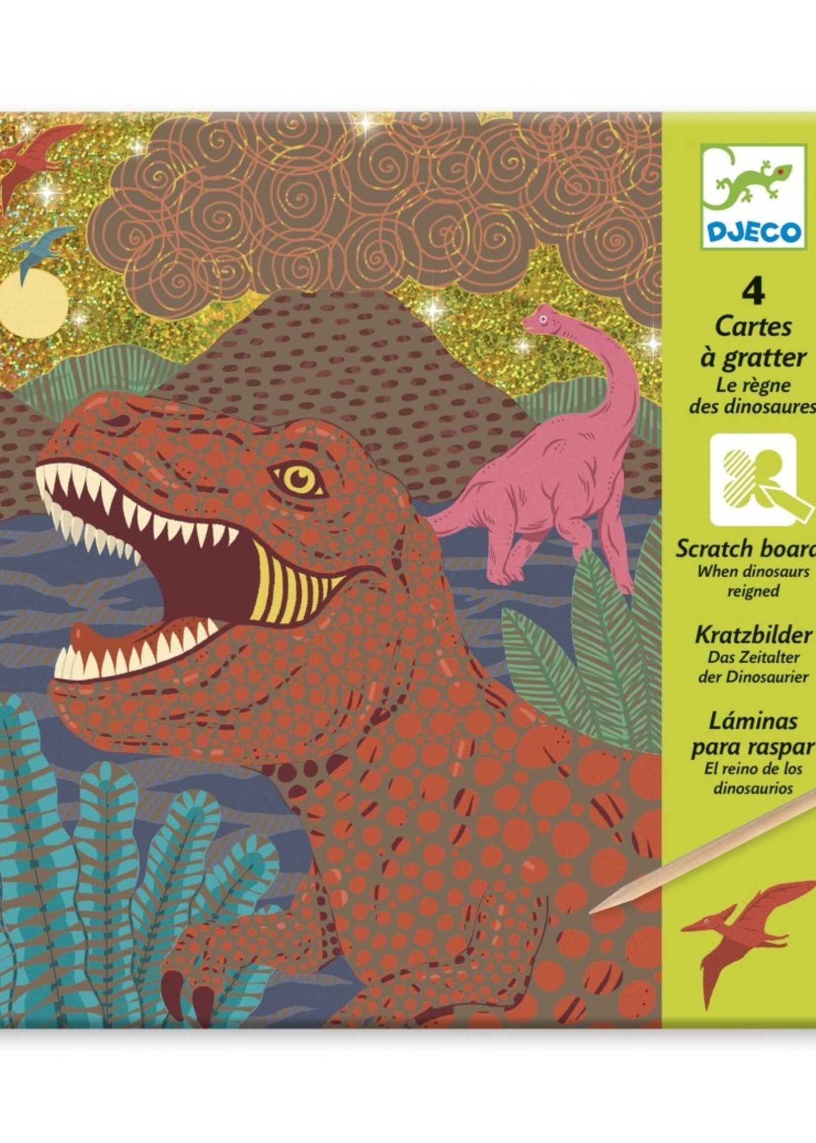 Djeco Djeco - Krasfolie - Dinosaurus