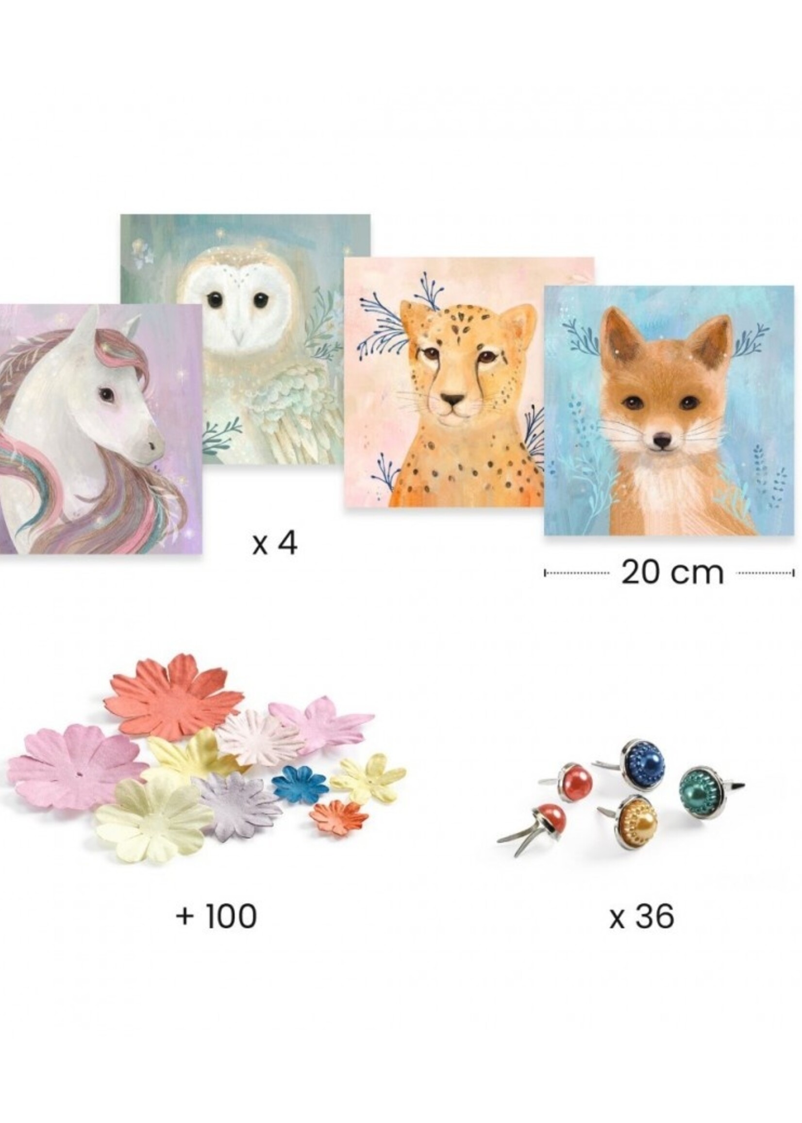 Djeco Djeco - 3D-afbeeldingen - Bloemkronen