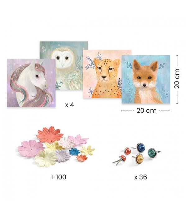 Djeco Djeco - 3D-afbeeldingen - Bloemkronen