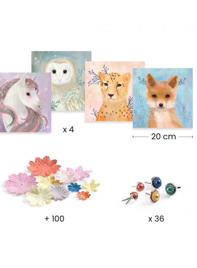 Djeco - 3D-afbeeldingen - Bloemkronen