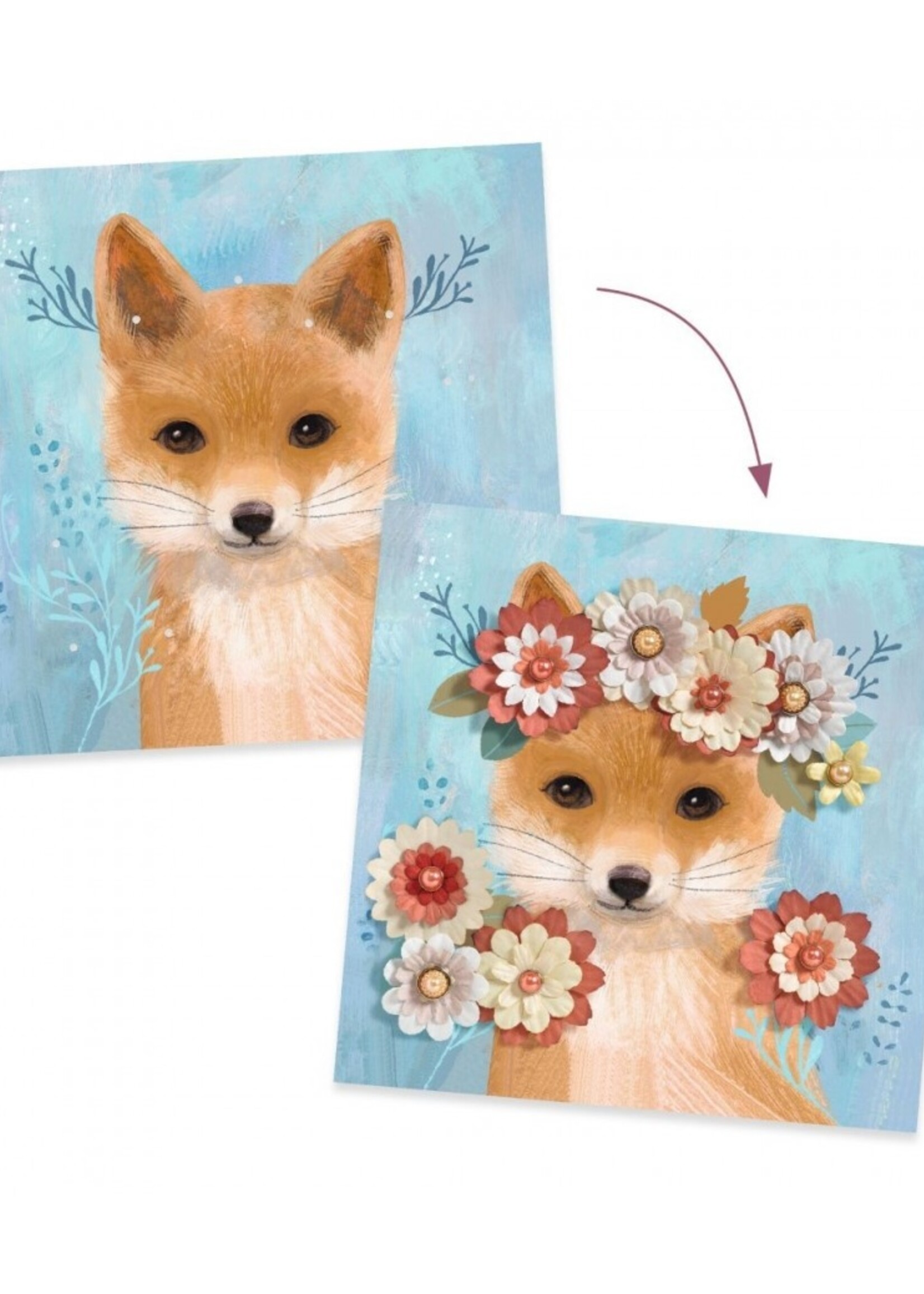 Djeco Djeco - 3D-afbeeldingen - Bloemkronen