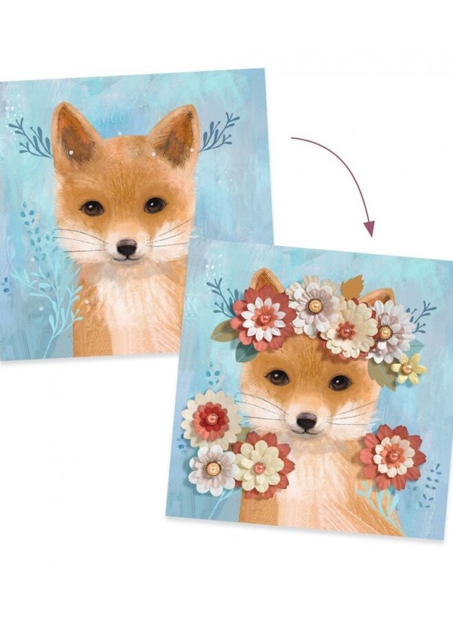 Djeco - 3D-afbeeldingen - Bloemkronen