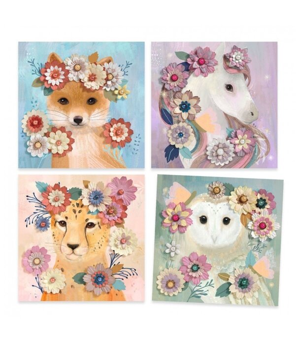 Djeco Djeco - 3D-afbeeldingen - Bloemkronen