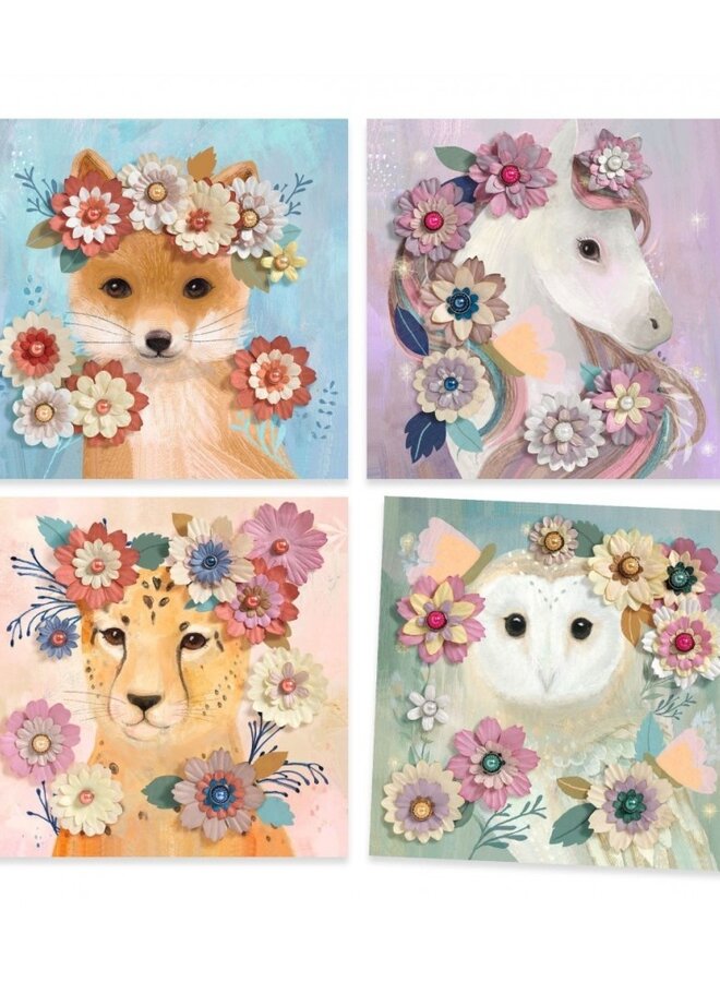 Djeco - 3D-afbeeldingen - Bloemkronen