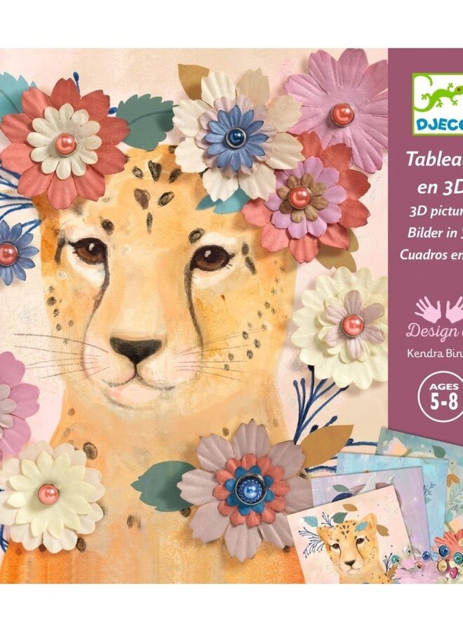 Djeco - 3D-afbeeldingen - Bloemkronen