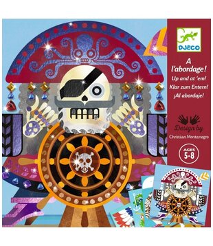 Djeco - Metaal en steentjes - Piraten
