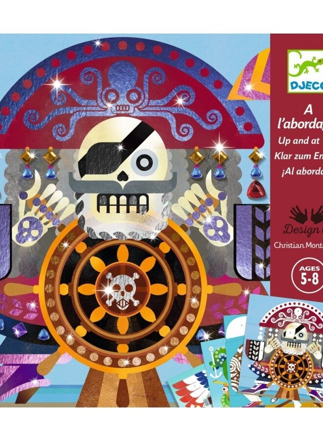 Djeco - Metaal en steentjes - Piraten