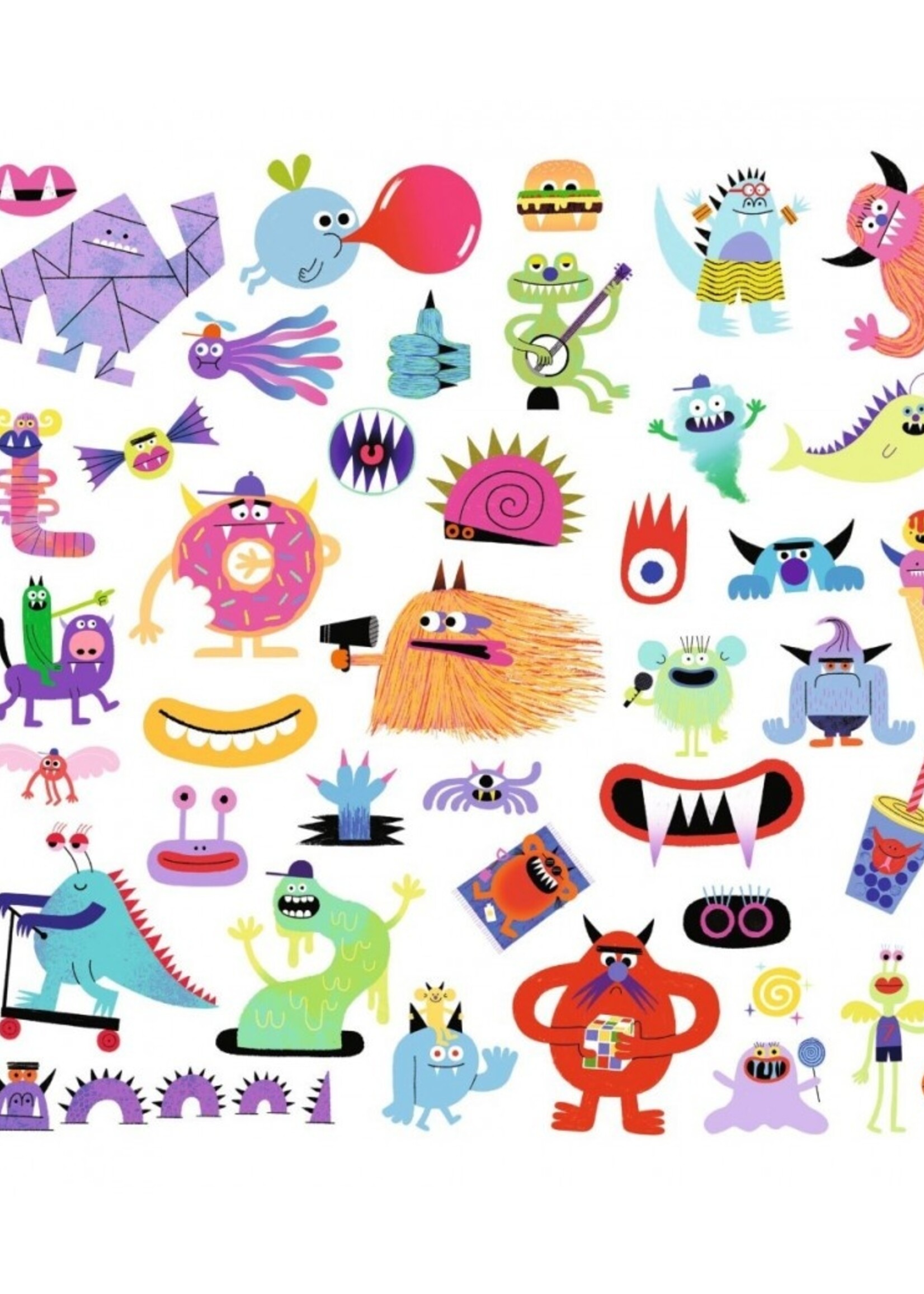 Djeco Djeco - Stickers - Monsters