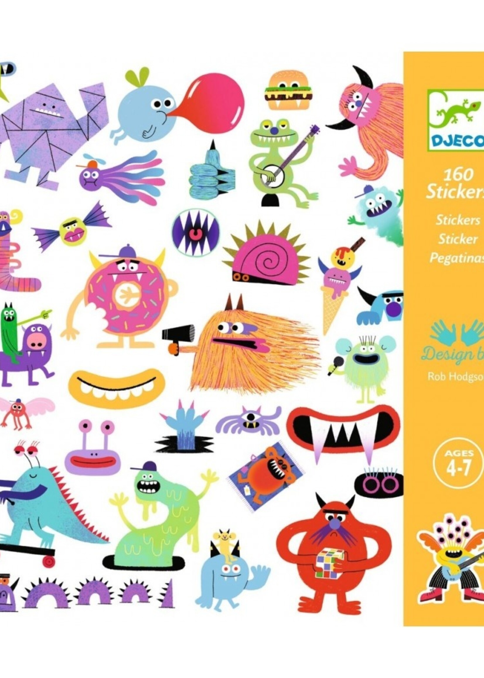 Djeco Djeco - Stickers - Monsters