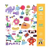 Djeco - Stickers - Monsters