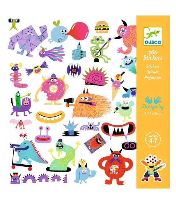 Djeco Djeco - Stickers - Monsters