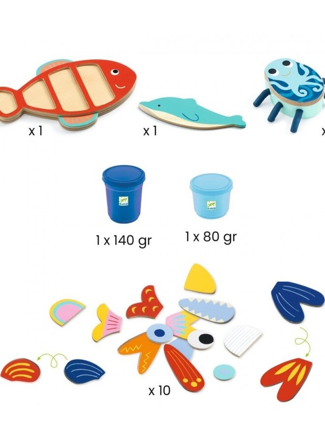 Djeco - Kleiset oceaan