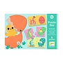 Djeco - Puzzel duo Grappige eieren