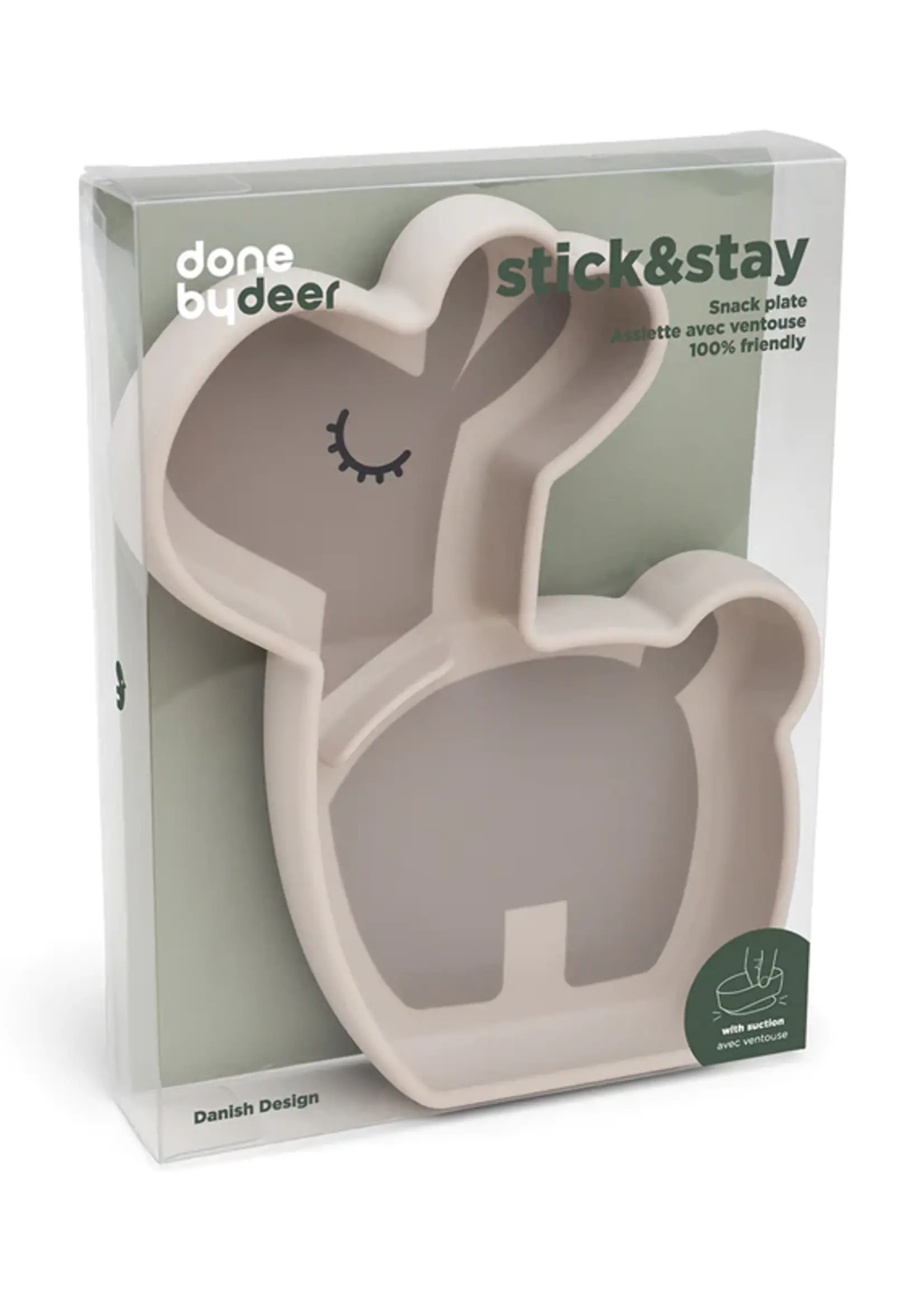 DonebyDeer Done by Deer - Sillicone Stick&Stay snack plate Lalee