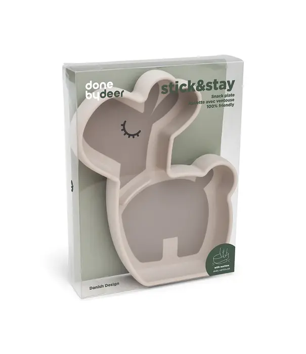 DonebyDeer Done by Deer - Sillicone Stick&Stay snack plate Lalee