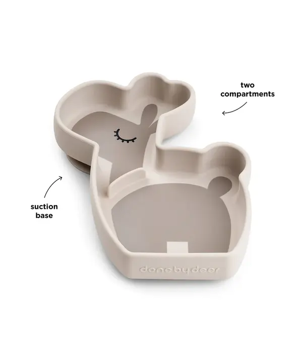 DonebyDeer Done by Deer - Sillicone Stick&Stay snack plate Lalee