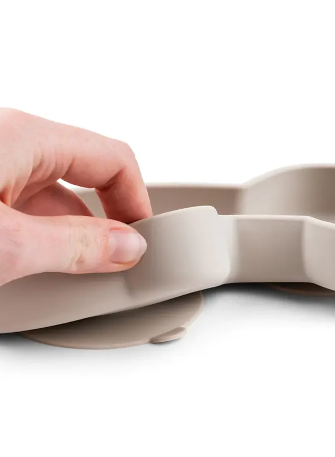 Done by Deer - Sillicone Stick&Stay snack plate Lalee