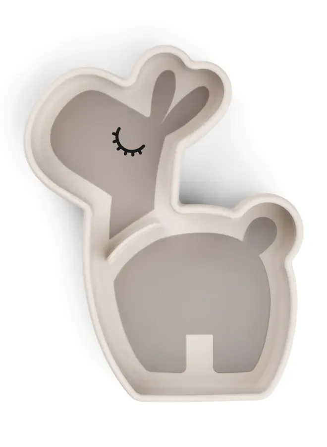 Done by Deer - Sillicone Stick&Stay snack plate Lalee