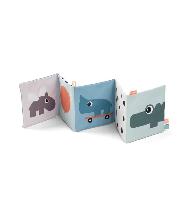 DonebyDeer Done by Deer - Fold-out soft book Deer friends colour