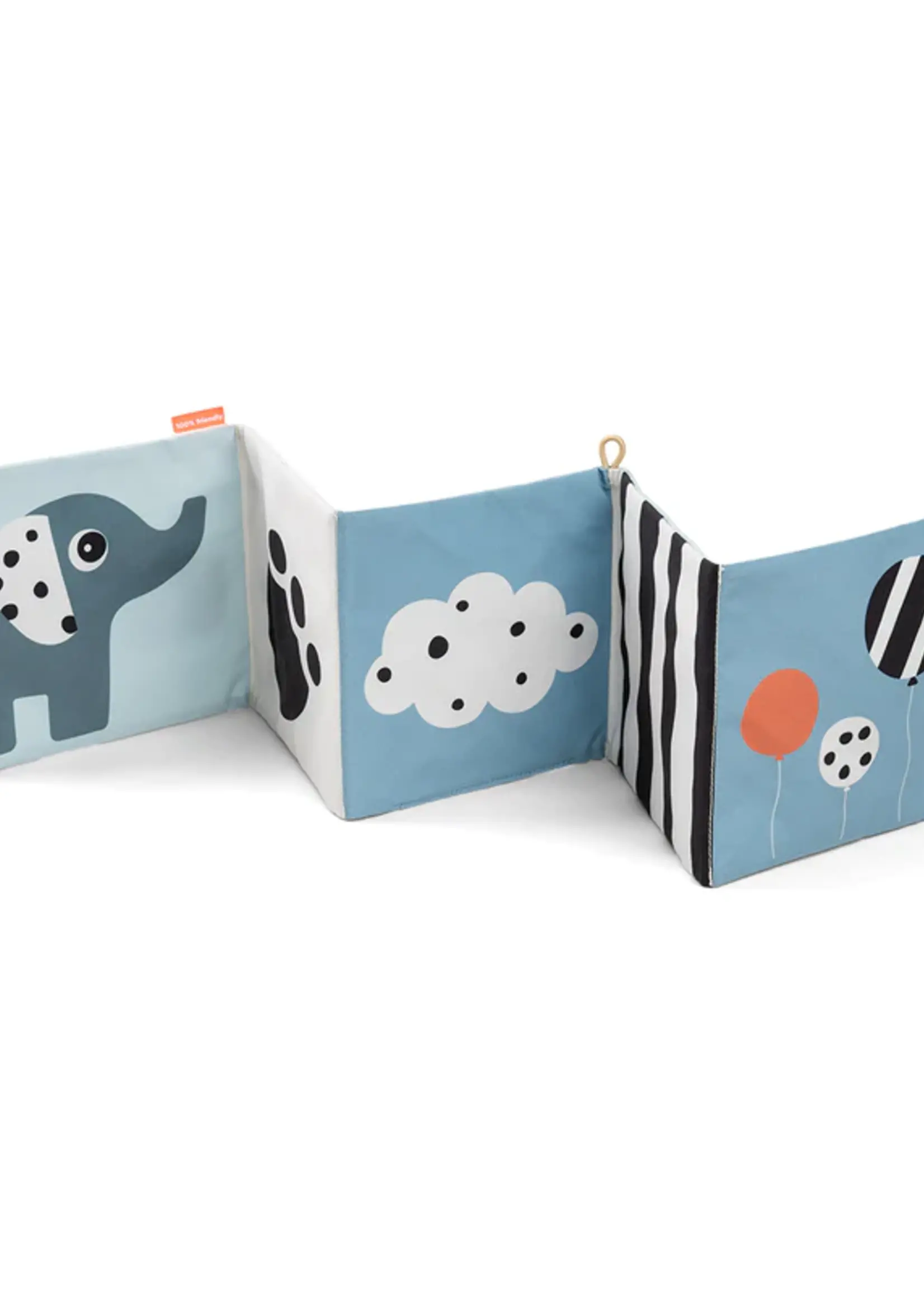 DonebyDeer Done by Deer - Fold-out soft book Deer friends colour