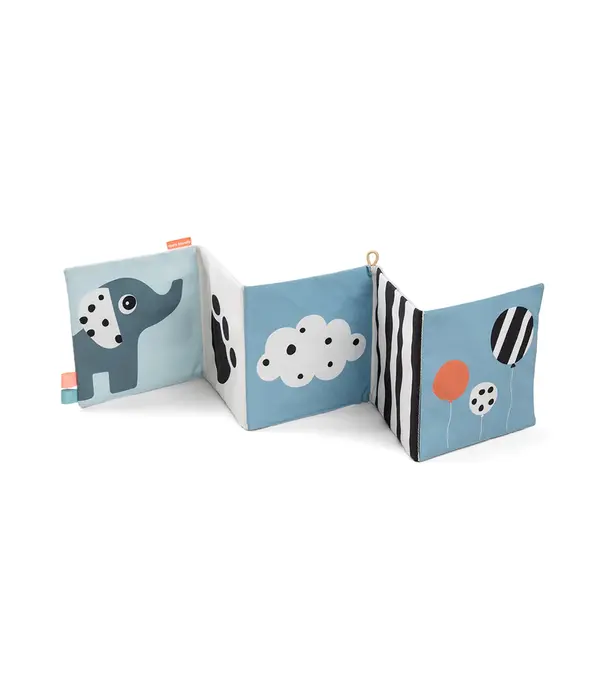 DonebyDeer Done by Deer - Fold-out soft book Deer friends colour