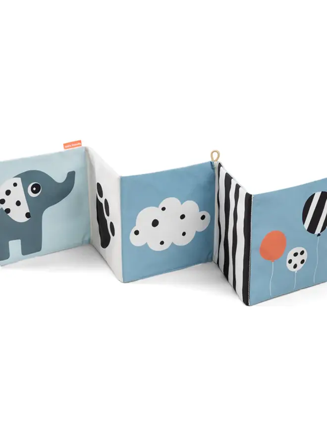 Done by Deer - Fold-out soft book Deer friends colour