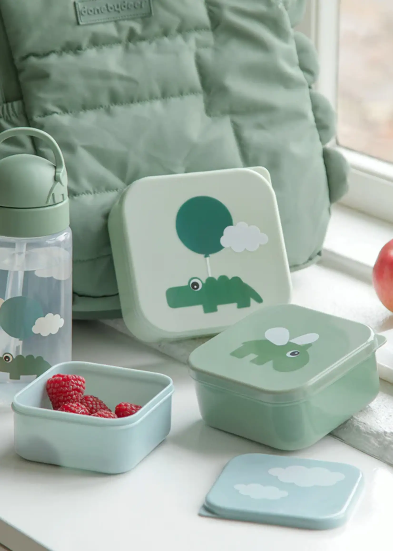 DonebyDeer Done by Deer - Straw bottle - Croco Green