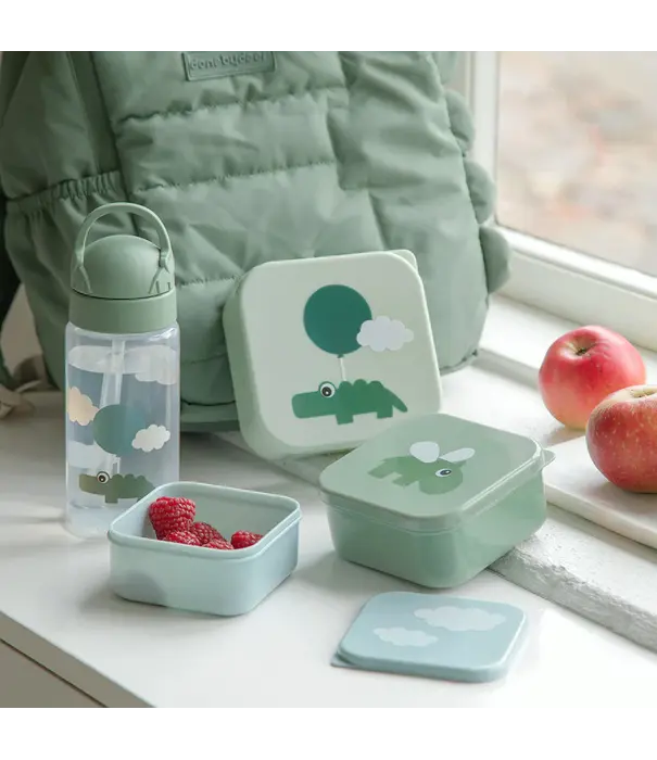 DonebyDeer Done by Deer - Straw bottle - Croco Green