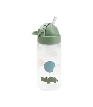 Done by Deer - Straw bottle - Croco Green