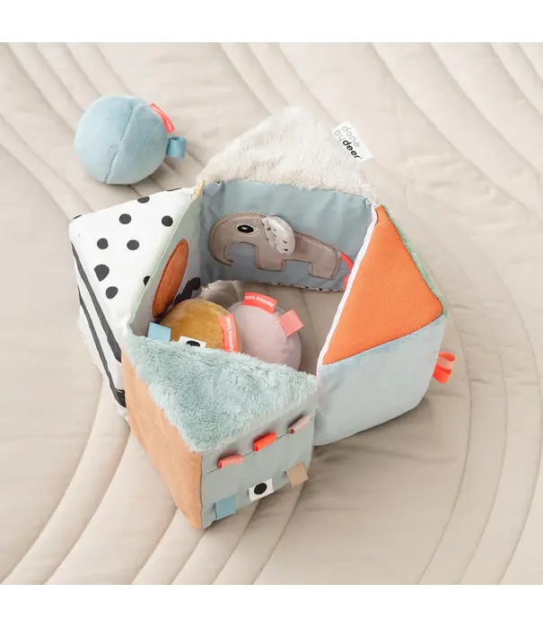 DonebyDeer Done by Deer - Fold-out sensory cube - Deer friends Col