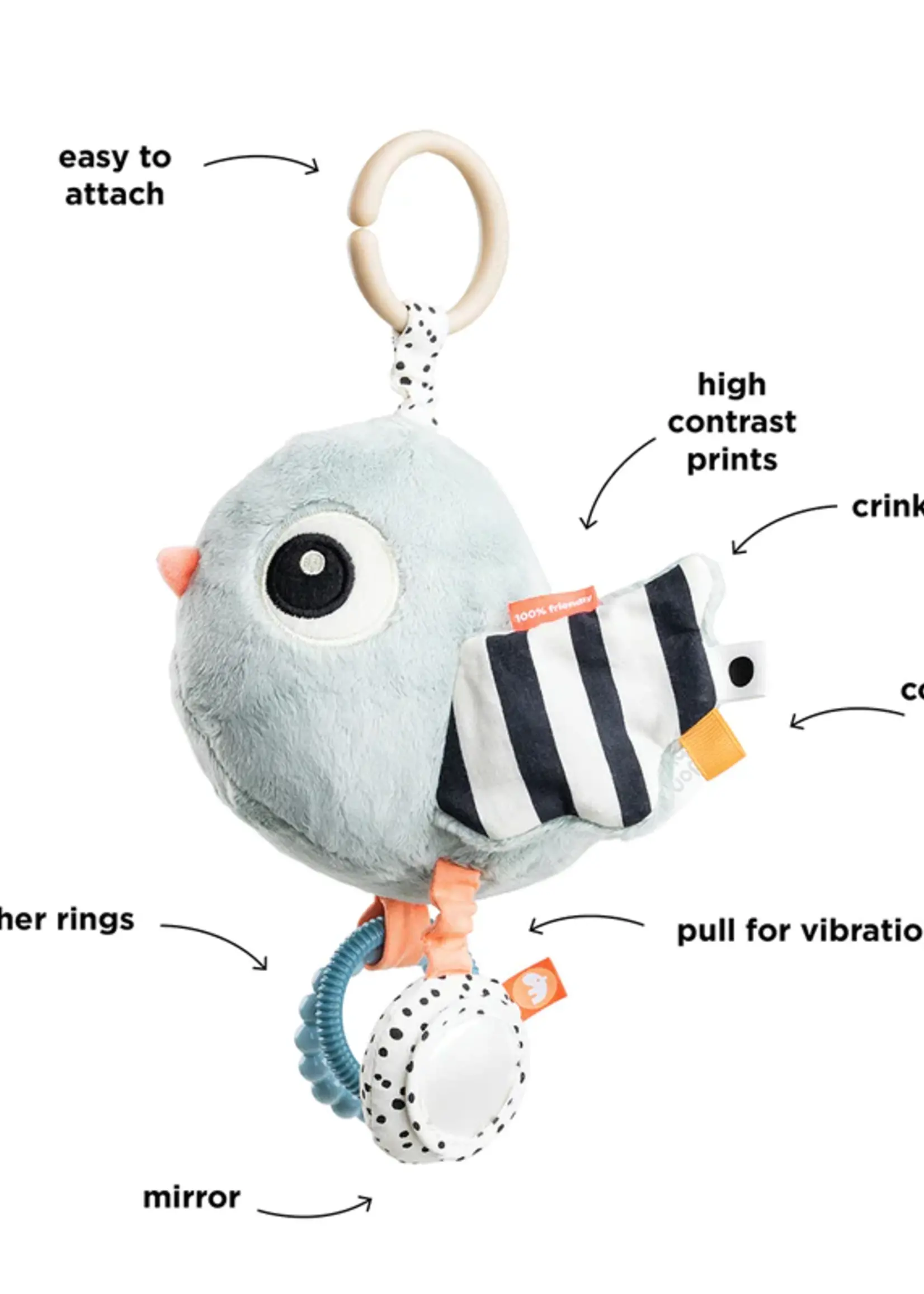 DonebyDeer Done by Deer - Activity sensory toy - Birdee Blue