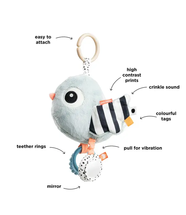 DonebyDeer Done by Deer - Activity sensory toy - Birdee Blue