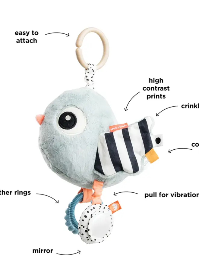 Done by Deer - Activity sensory toy - Birdee Blue