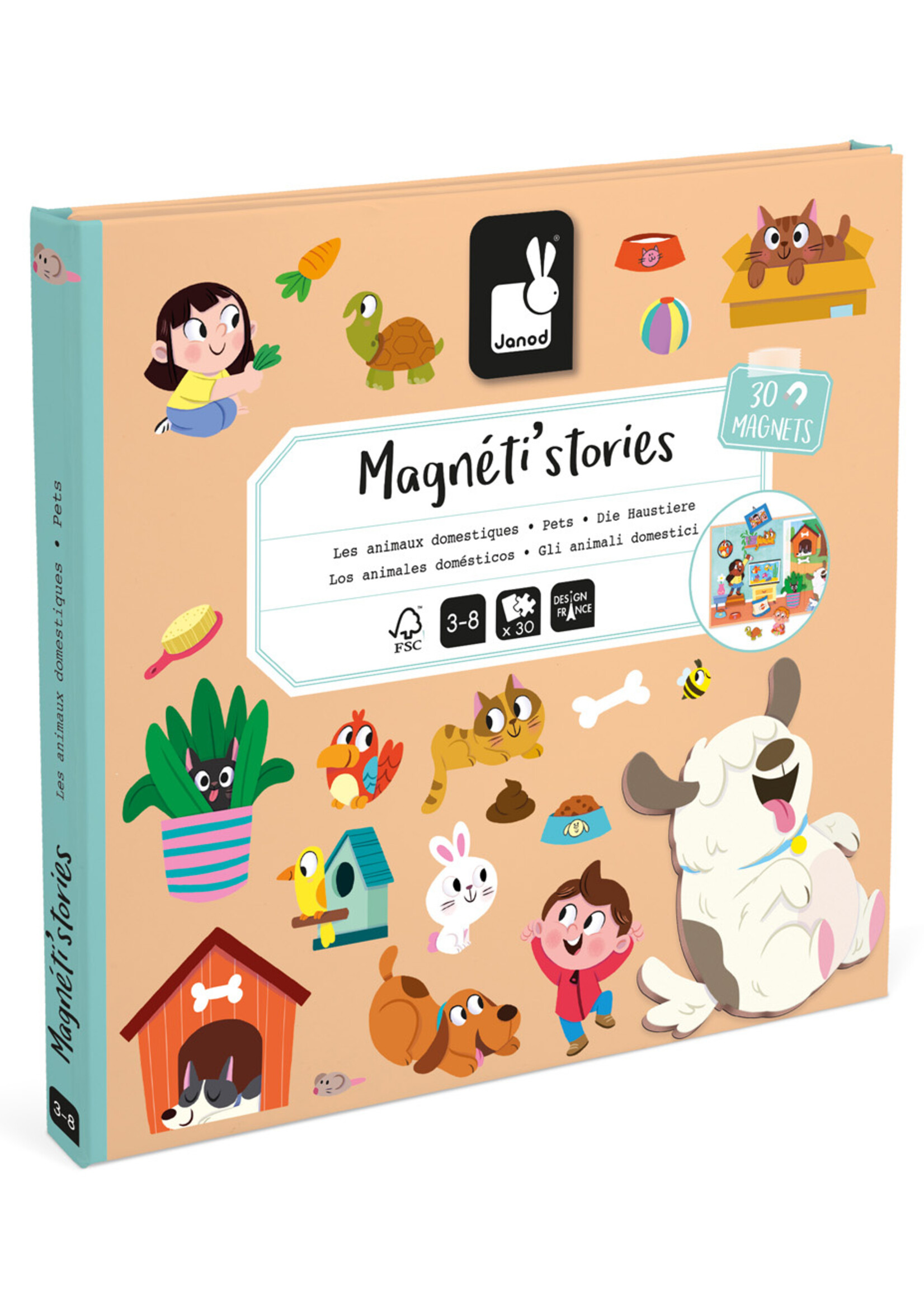 Janod Janod - Magneti Stories - Huisdieren