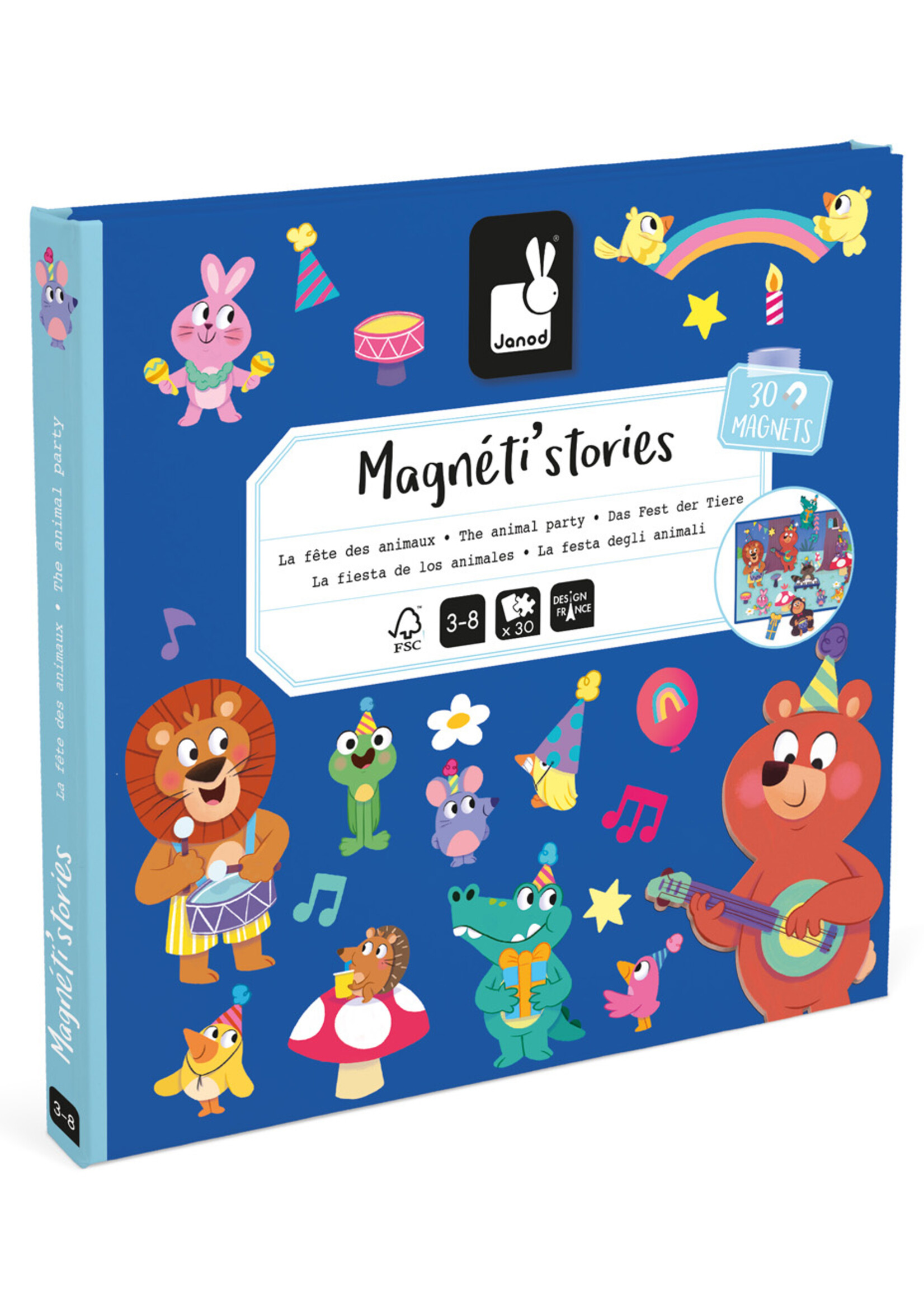 Janod Janod - Magneti Stories - Dierenfeest