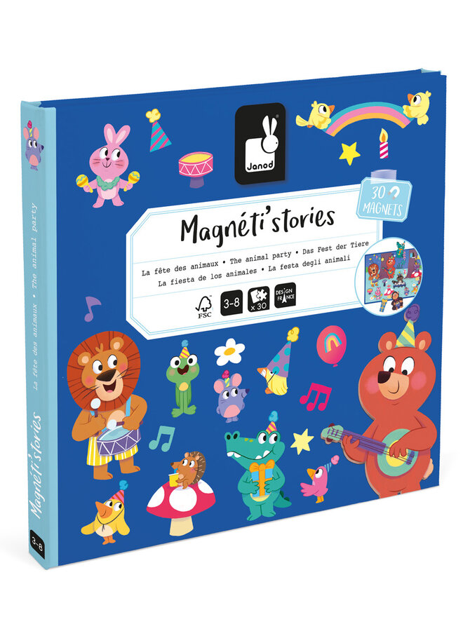 Janod - Magneti Stories - Dierenfeest