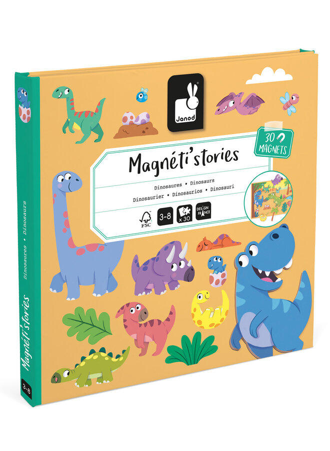 Janod - Magneti Stories - Dinosaurus