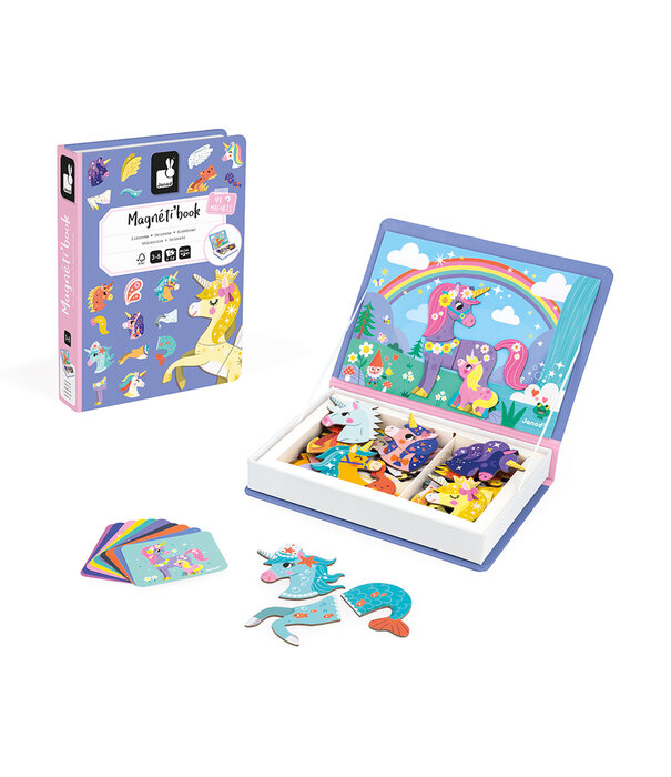 Janod Janod - Magnetibook - Eenhoorn
