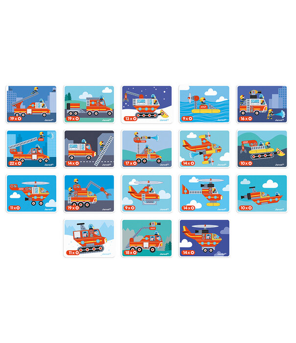 Janod Janod - Magnetibook - Brandweer