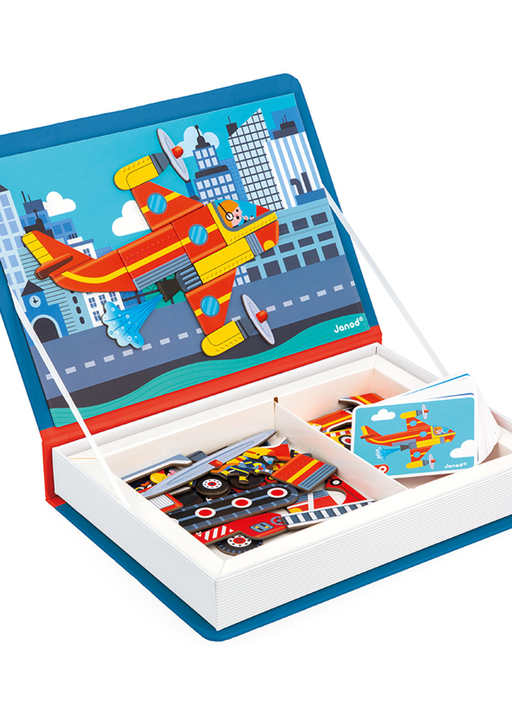 Janod Janod - Magnetibook - Brandweer
