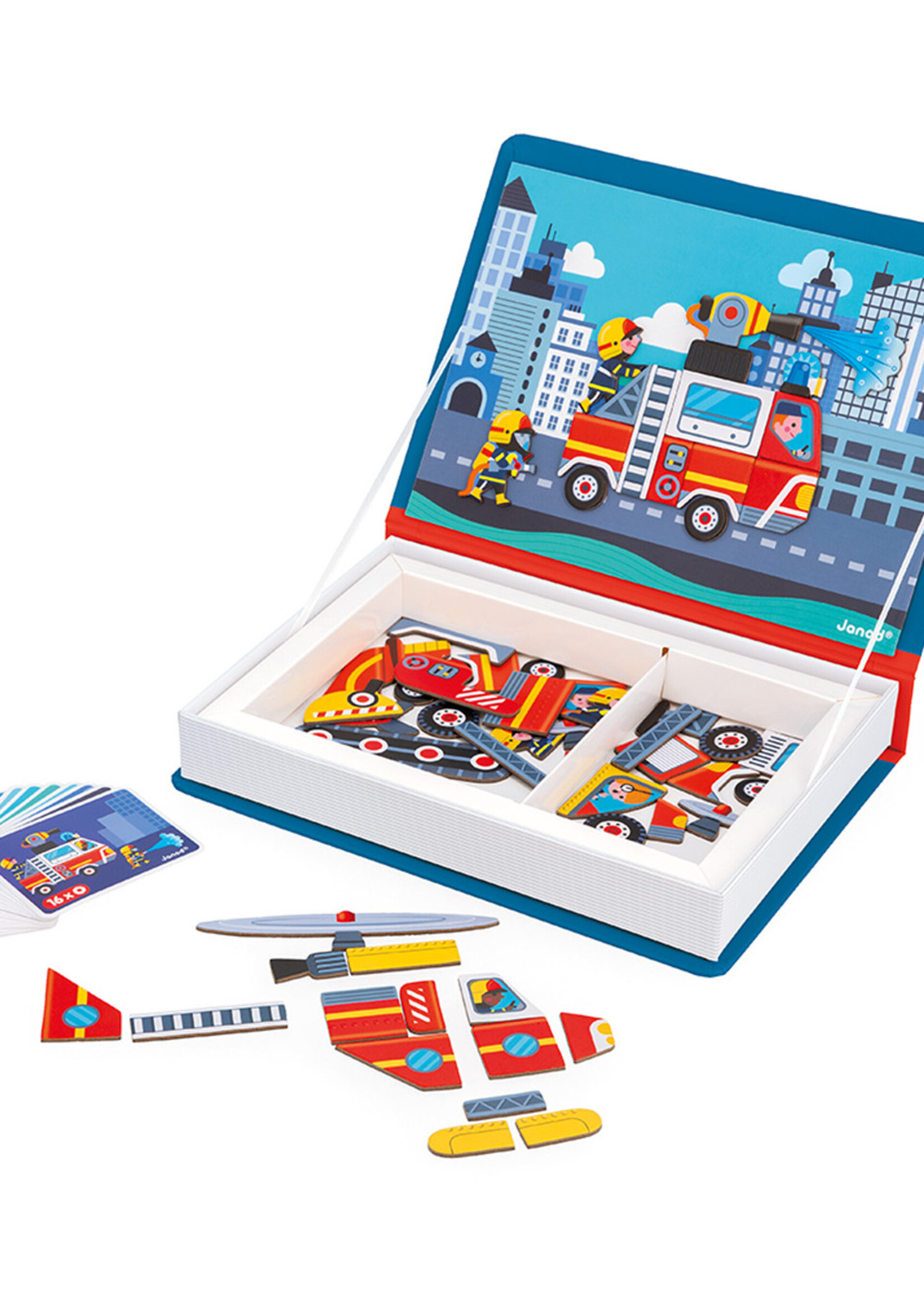 Janod Janod - Magnetibook - Brandweer