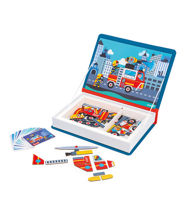 Janod Janod - Magnetibook - Brandweer