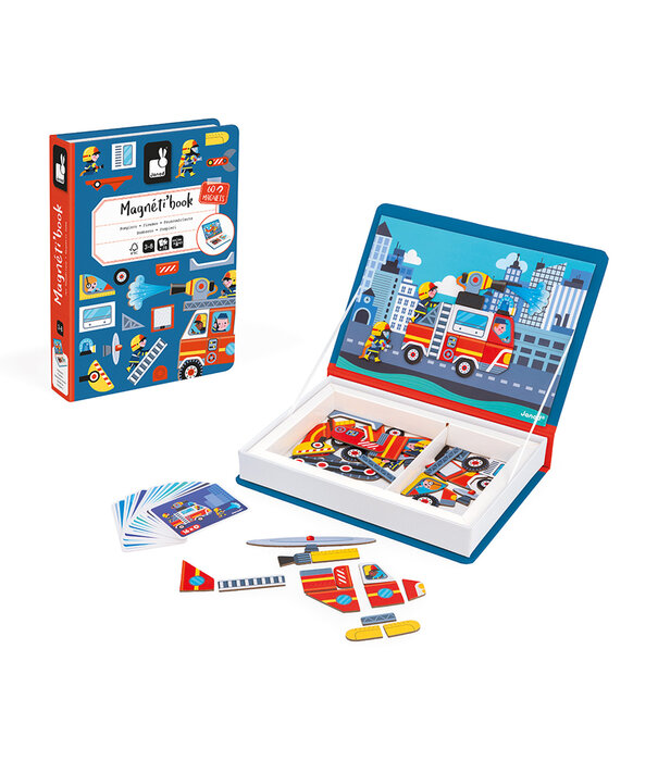 Janod Janod - Magnetibook - Brandweer