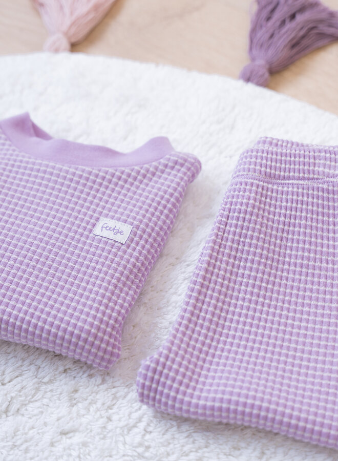 Feetje - Pyjama wafel - Summer Special - Lila